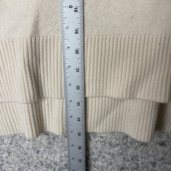AllSaints Maya Sweater Womens XS Merino Wool Roll Neck Pullover Ribbed - Picture 2 of 7